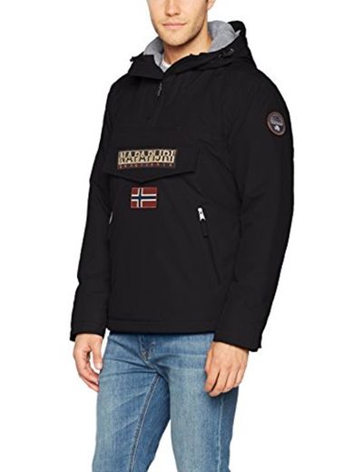 Napapijri Rainforest Pocket, Chaqueta para Hombre, Negro