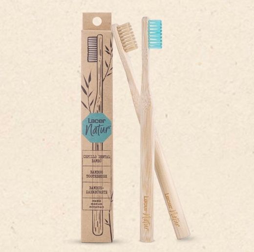 Cepillo de dientes de bambú LACER 100% biodegradable