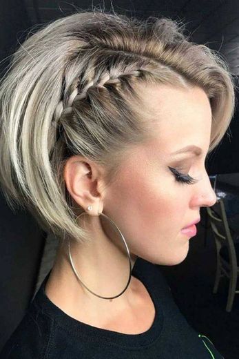 Penteado para cabelos curtos