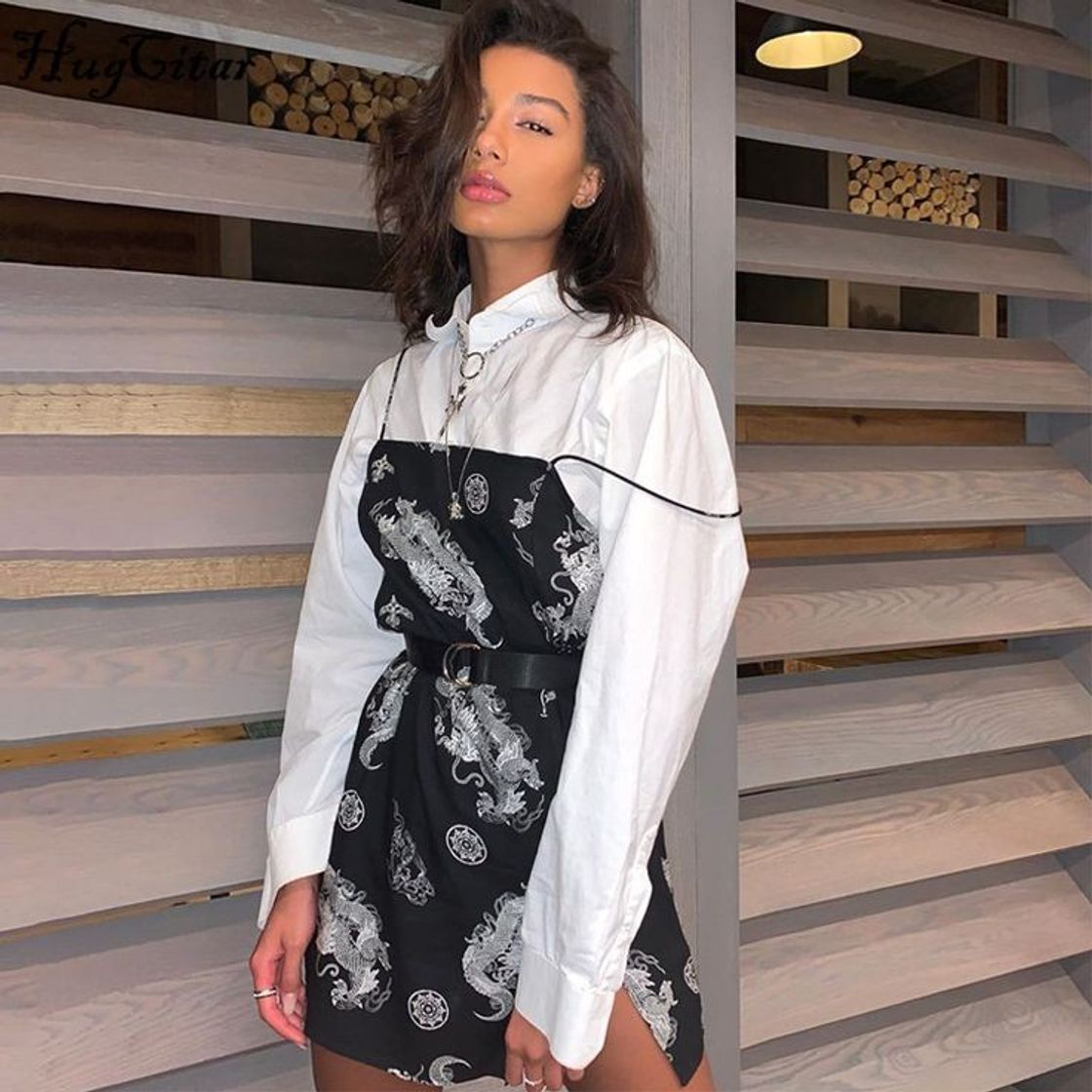 Social Dragon Black Dress🖤