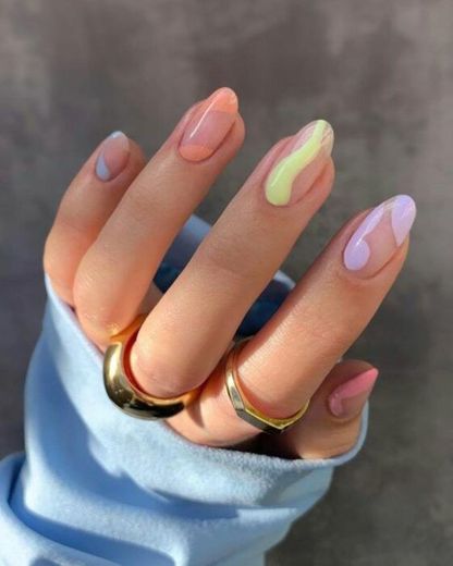 Nails art pastel🍡