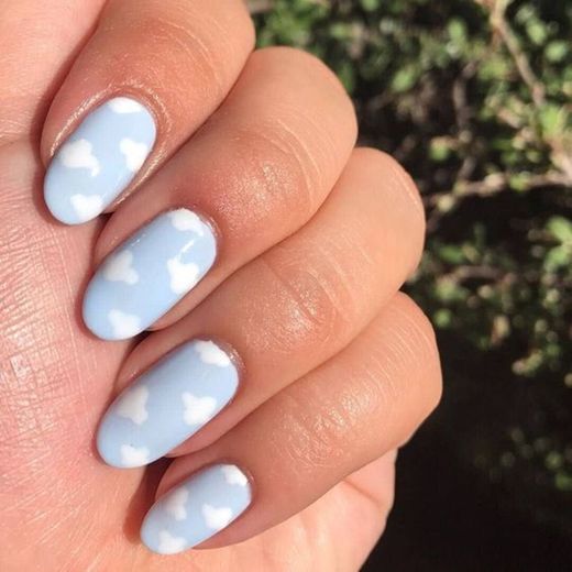 Nails Art Blue Sky🌁