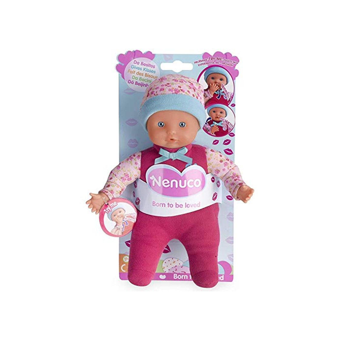 Product Nenuco de Famosa Da Besitos, muñeca bebé con sonidos, para niñas y