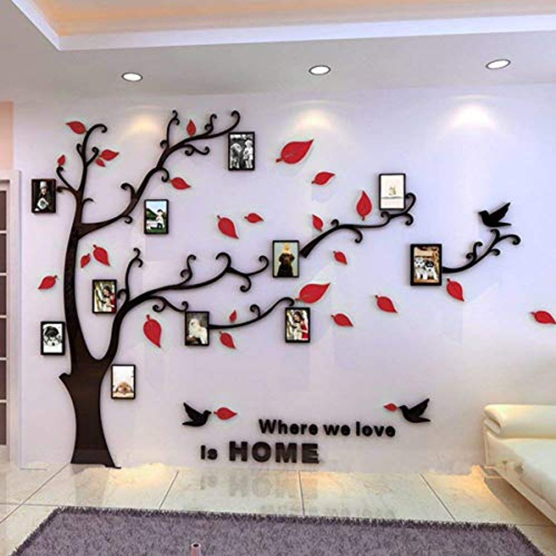 Social Alicemall Vinilos Arbol Rojo Pegatinas de Pared 1