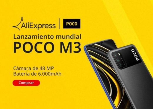 Minimo desde España! Xiaomi Poco M3 6000mah 64GB a 100€ y 12
