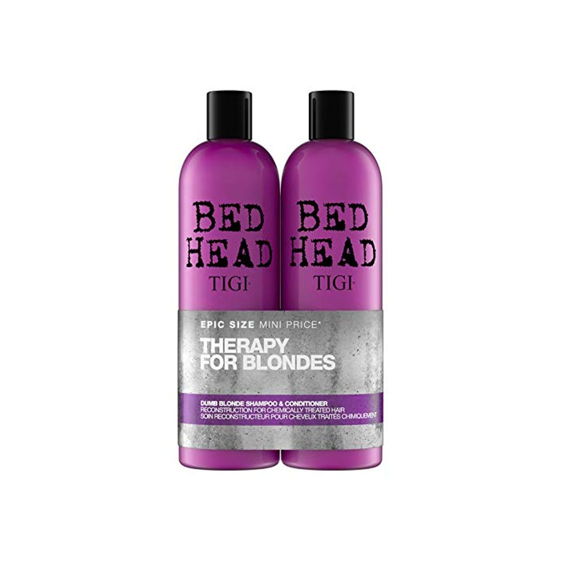 Producto Bed Head by Tigi Dumb Blonde Hair Shampoo and Conditioner