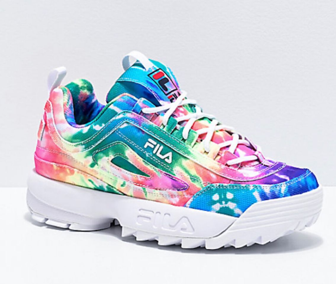 Product FILA Disruptor II zapatos con estampado de tie dye 