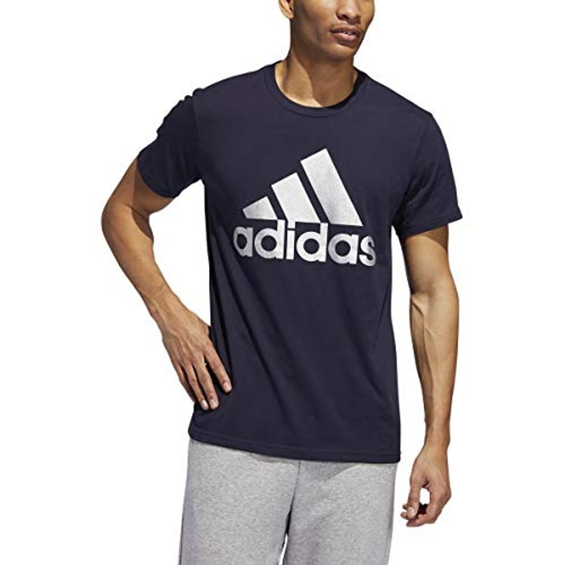 Fashion adidas Men's Athletics Badge Of Sport Tiny Script Tee