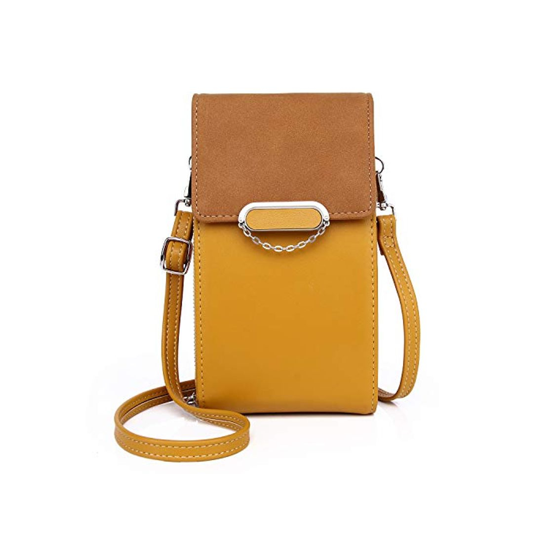 Fashion Mini Crossbody Bag,Bolso Movil Mujer Monedero Ajustable Pequeño Bolso Bandolera Monedero con