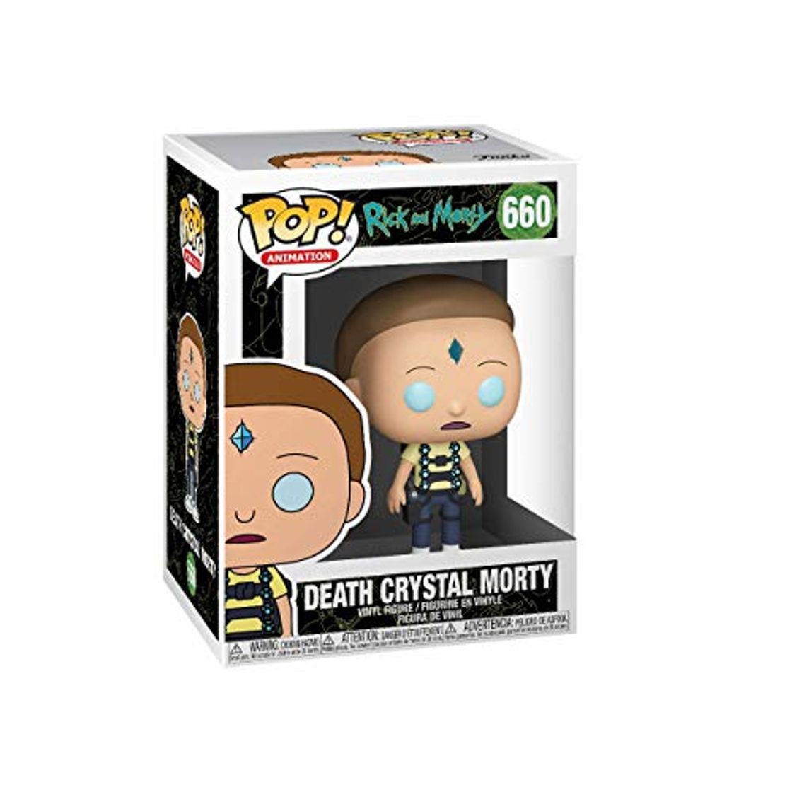 Juego Funko- Pop Animation: Rick & Moty-Death Crystal Morty Collectible Figure, Multicolor