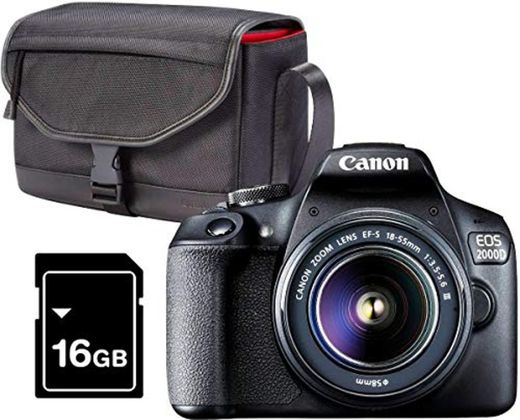 Canon EOS 2000D Kit Cámara Réflex 24.1MP WiFi NFC