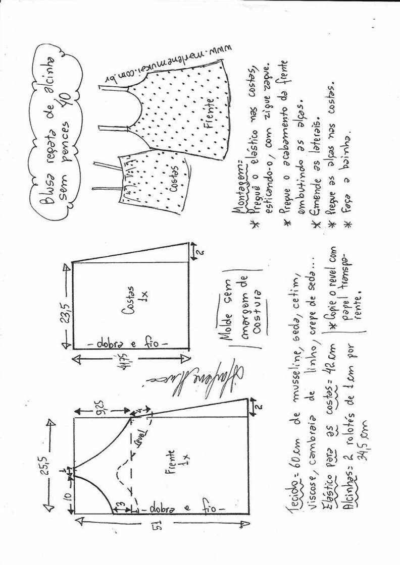 Social Blusa regata de Alcinha sem pences – Marlene Mukai