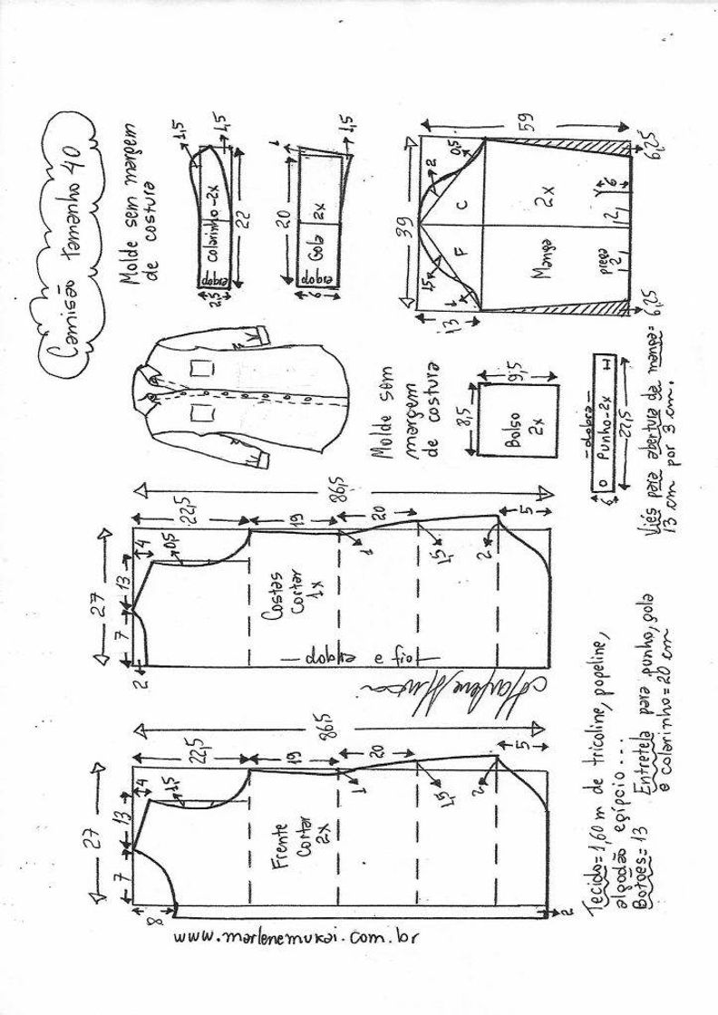 Social Camisão vestido chemise – Marlene Mukai