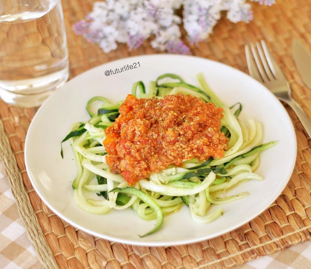 Moda Calabacettis con bologñesa. Delicioso, saludable y nutritivo ...