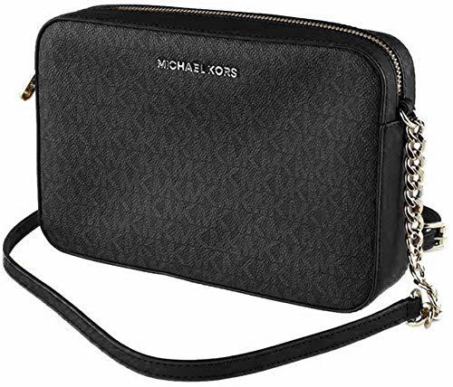 Product Michael Kors Jet Set - Bolso bandolera para mujer, Negro