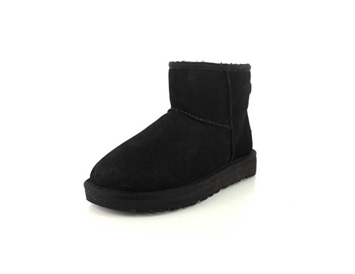 Fashion UGG Ugg Classic Mini II Botas de Tobillo para Mujer Negro