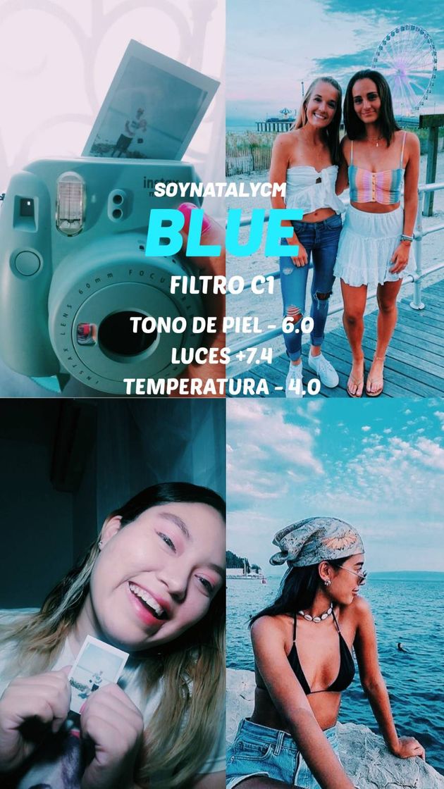 Fashion Filtro VSCO BLUE @soynatalycm 