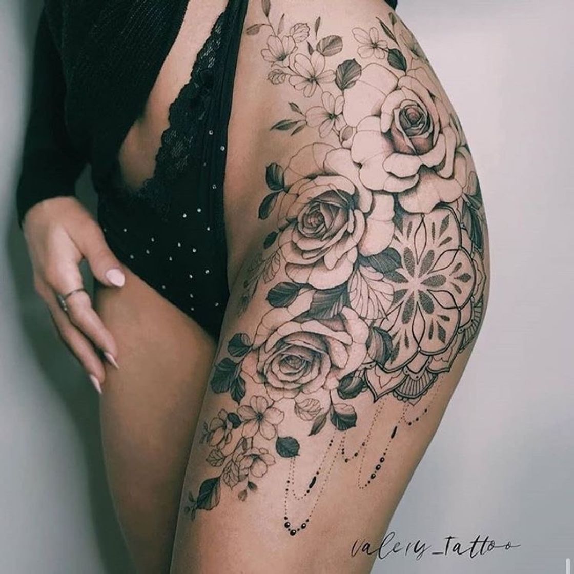 Moda Tattoo floral 