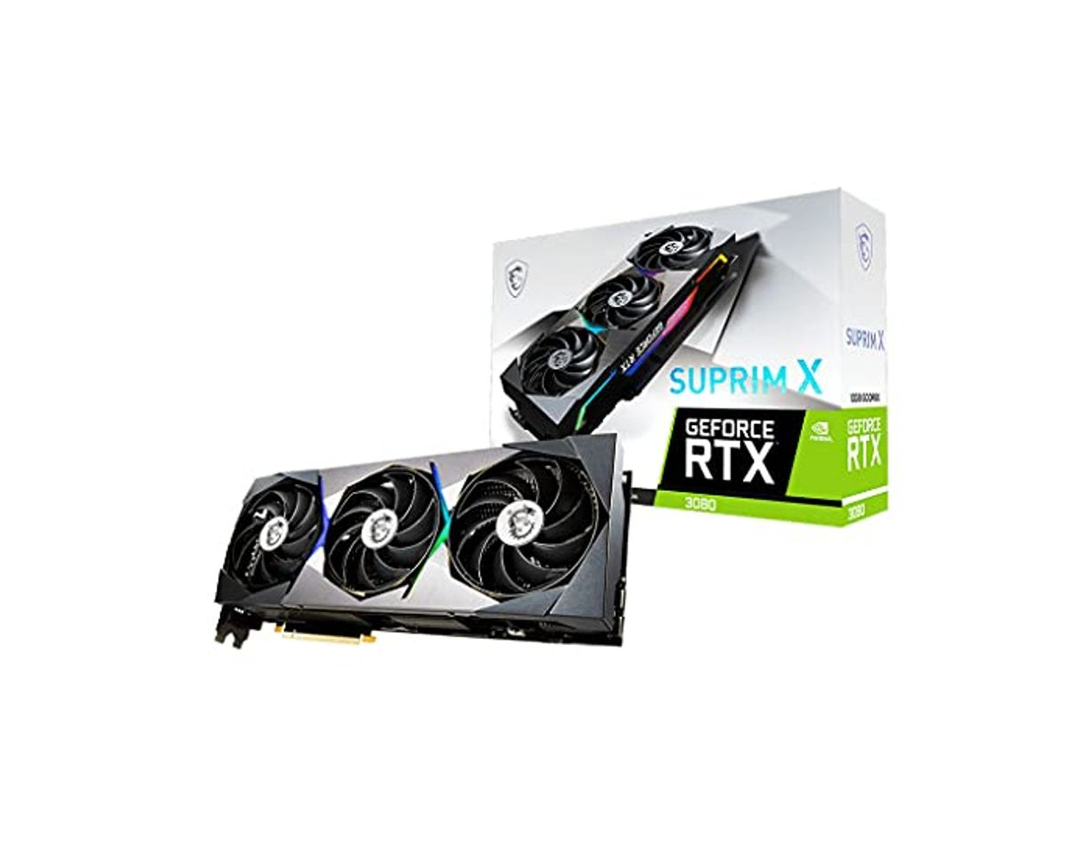 Social MSI RTX 3080 SUPRIM X 10G LHR Tarjeta gráfica NVIDIA GeForce RTX 3080 10 GB GDDR6X