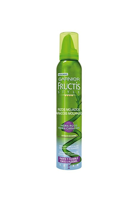 Belleza Garnier Fructis Style Espuma Hidra Rizos Wet Efecto Mojado