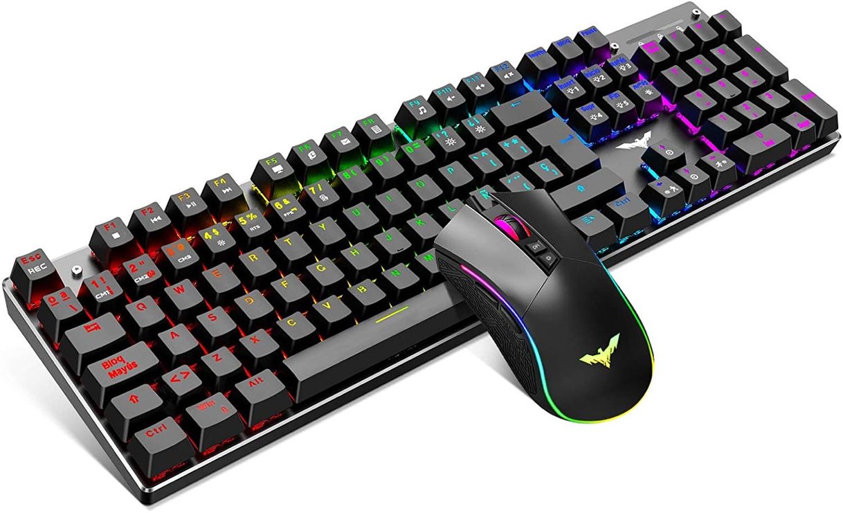 Moda HAVIT Teclado Mecanico y GAMING y ratón español