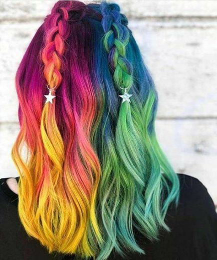 Colored hair 🌈