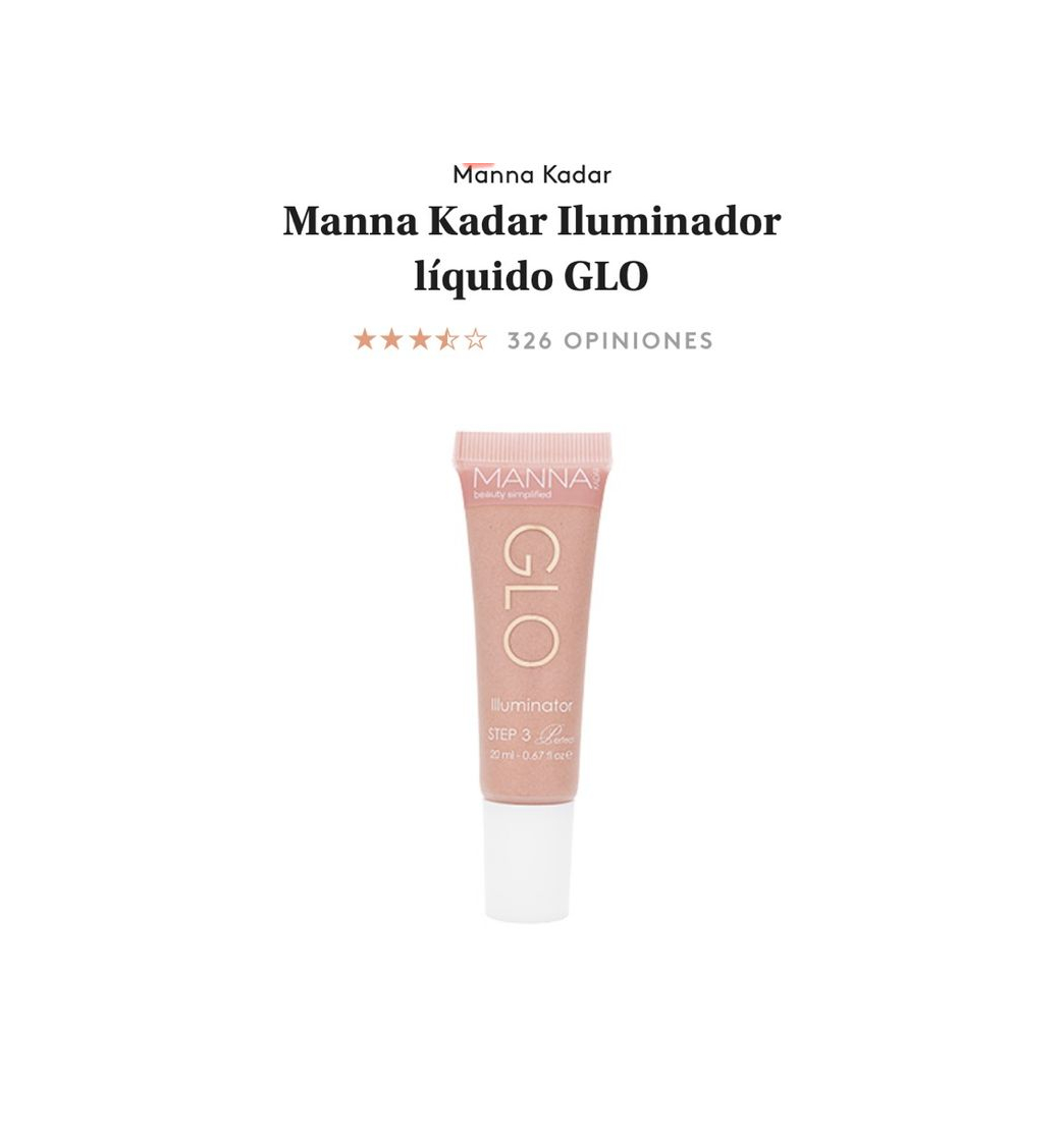 Producto Iluminador GLO Manna