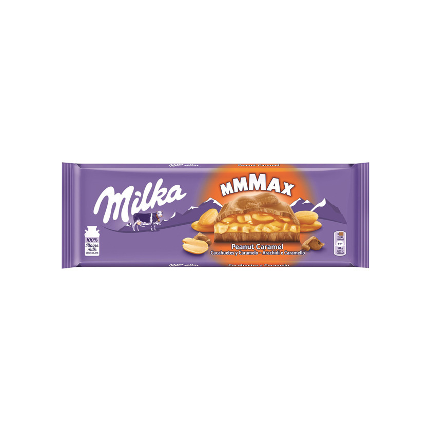 Producto Milka cacahuete y caramelo 