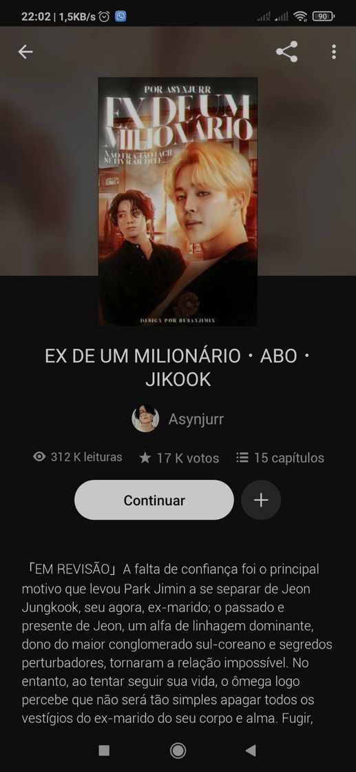 Moda Ex de um Milionário (Jikook) 