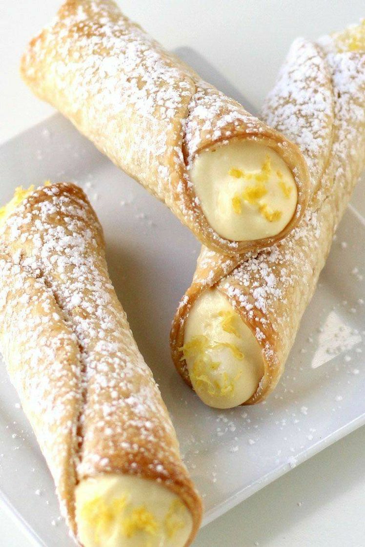 Moda Cannoli com merengue de limão 