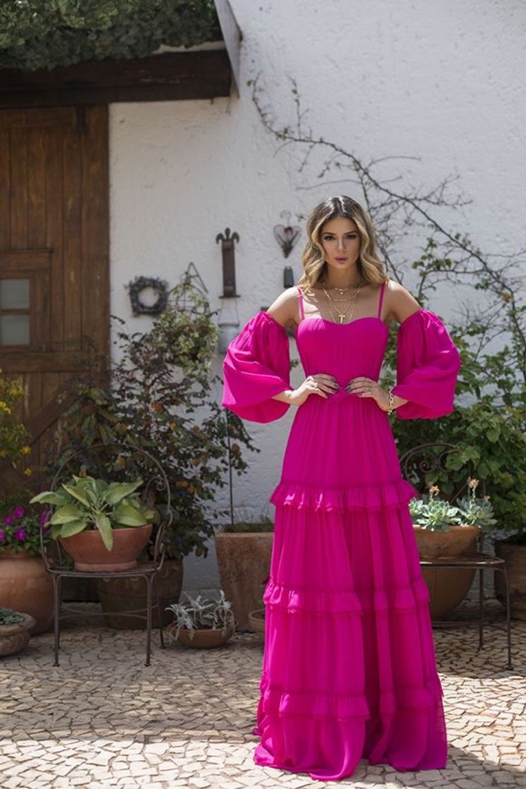 Moda Vestido moderno pink 