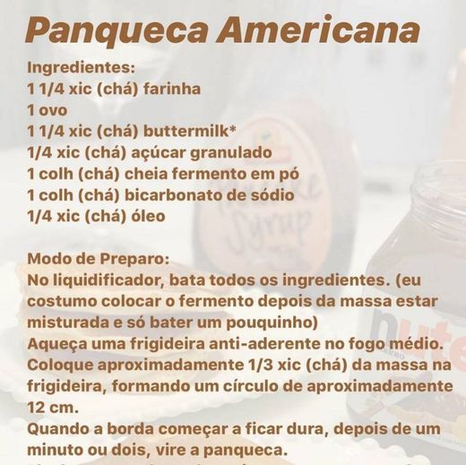 Panqueca americana