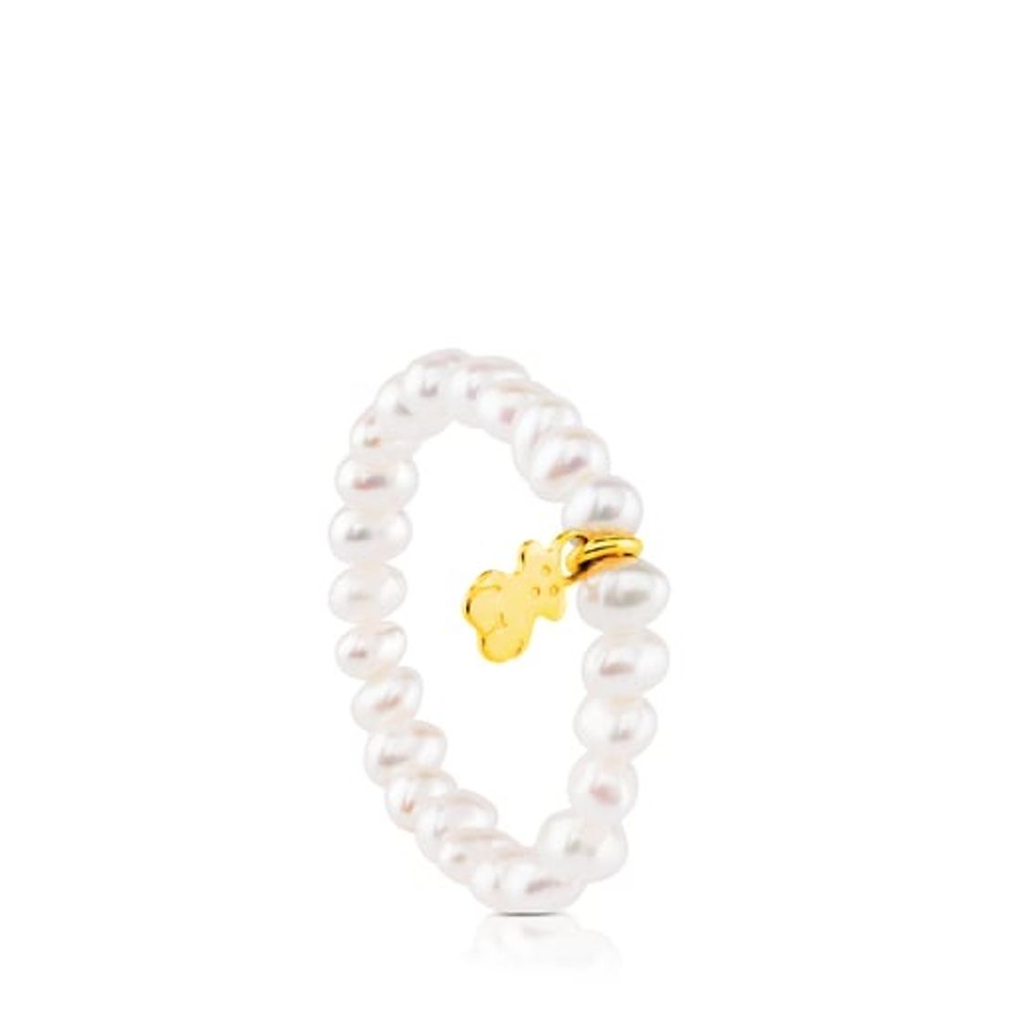 Fashion Anillo de oro y perlas TOUS Pearls | TOUS