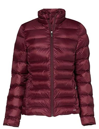 CARE OF by PUMA Chaqueta acolchada impermeable para mujer, Rojo