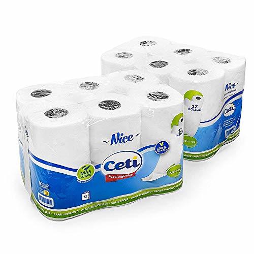 Social Papel Higiénico de 2 Capas Acolchado, Envío URGENTE desde España, Papel Ecológico
