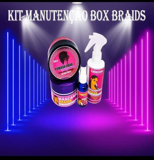Kit de manutenção box braids