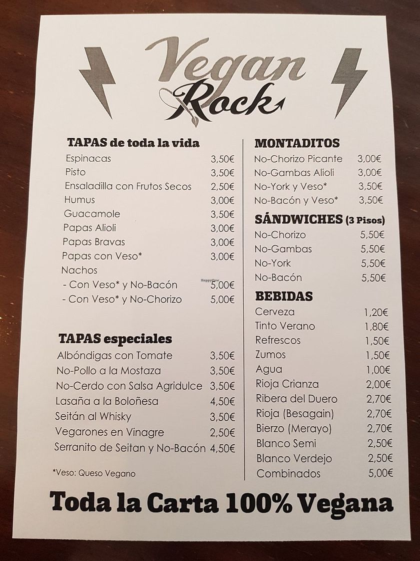 Restaurantes Vegan Rock