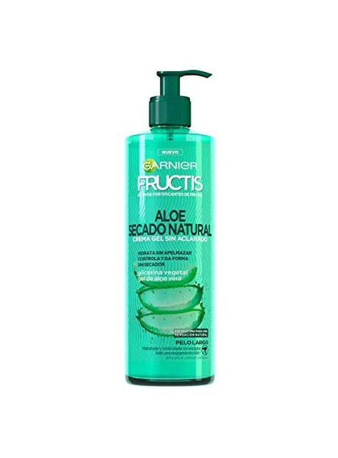 Belleza Garnier Fructis Aloe Secado Natural Crema Gel sin Aclarado - 3 Recipientes