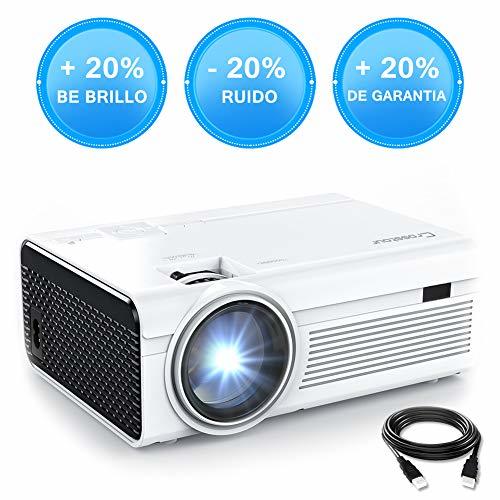 Electronic Crosstour Proyector Mini Proyector Portátil Soporte Full HD 1080P Cine en Casa