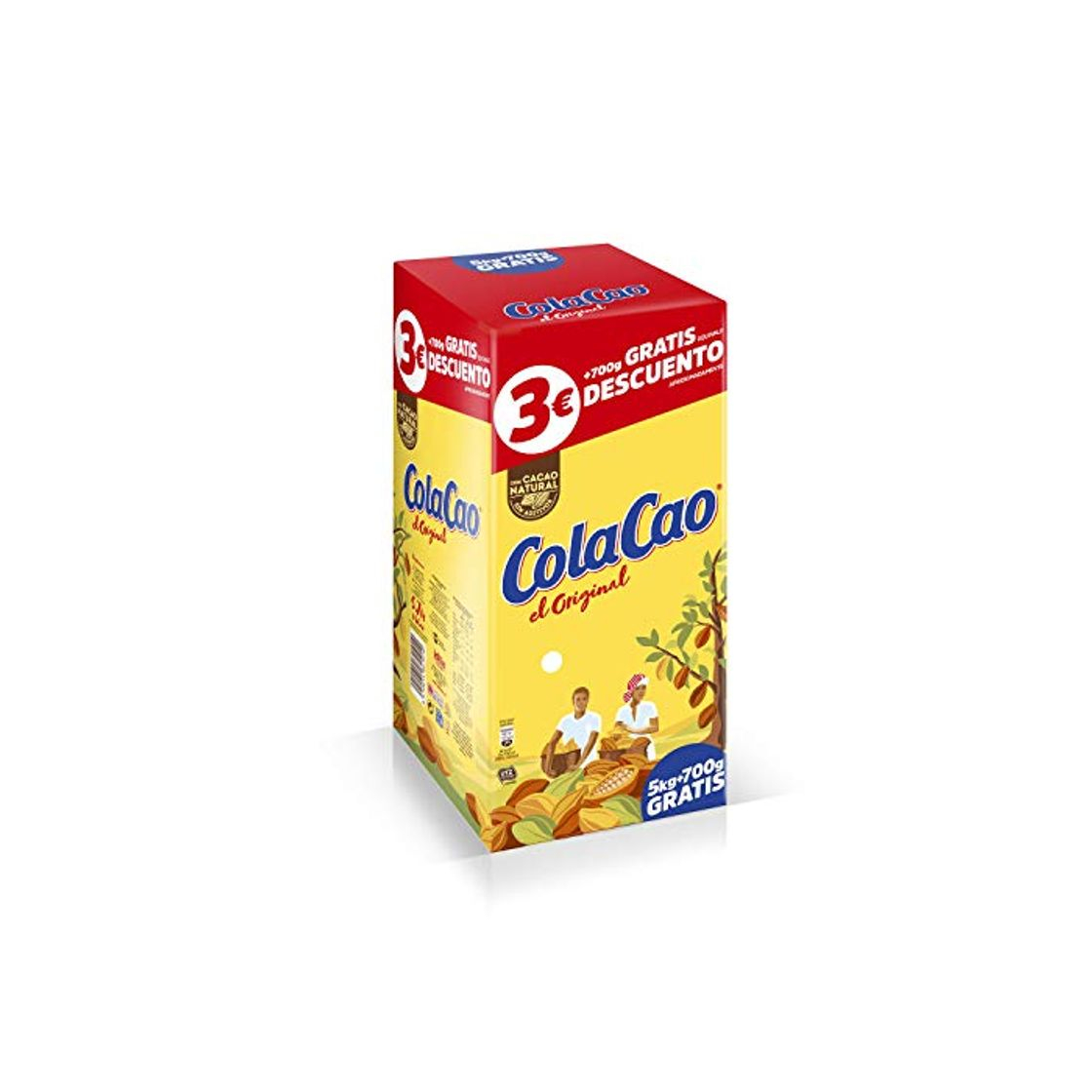 Social Cola-Cao Original - Cacao soluble, 5 kg