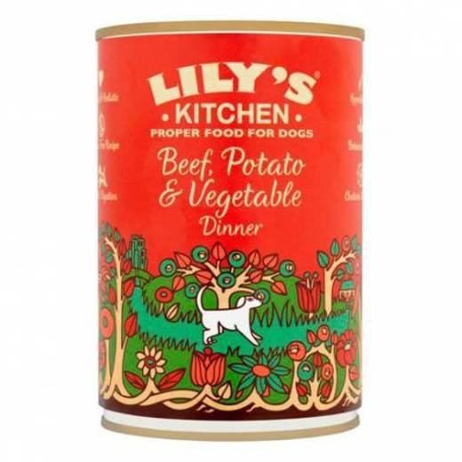 Lata Lily's Kitchen ternera con patatas y verduras 