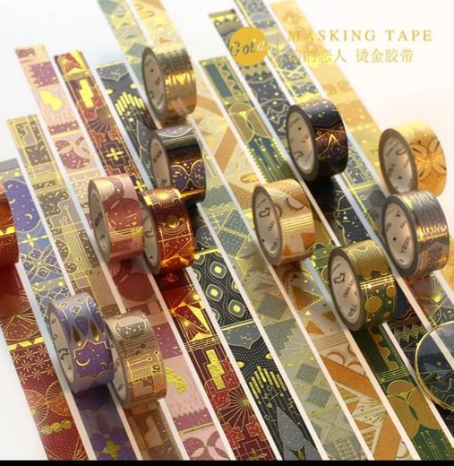 Washi Tape Detalles Metalizados