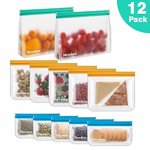 Home Newdora Bolsas de Silicona Reutilizables 12 Pack