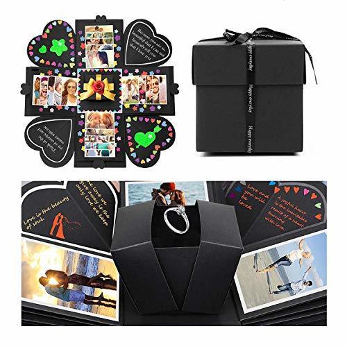 Home JOYUE Creative Explosion Box Caja de Regalo Sorpresa DIY Photo Album Scrapbook