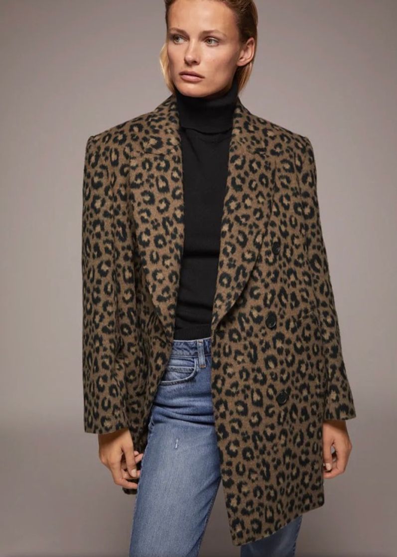 Moda Animal Print Coat 🧥 ZARA