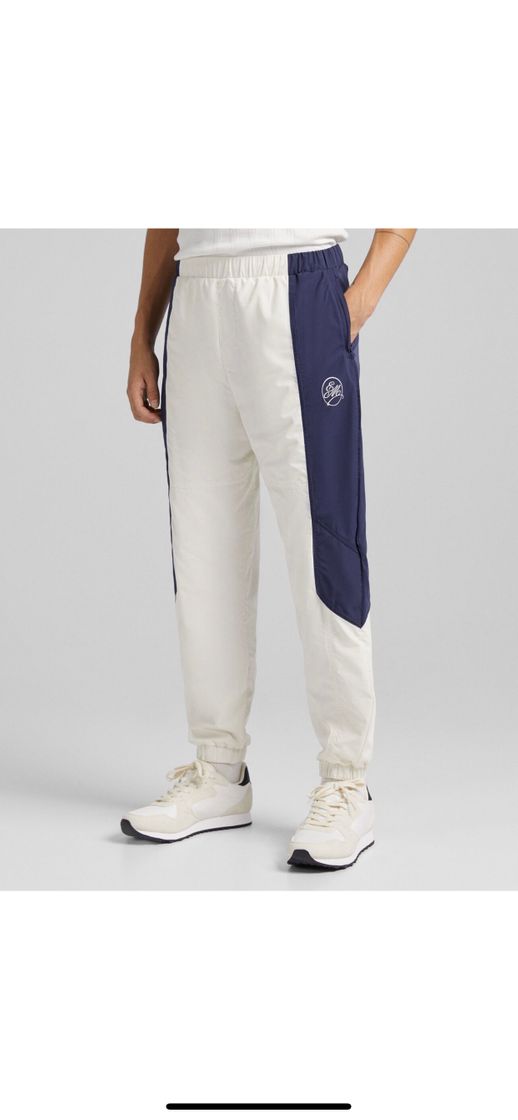 Social Pantalón jogger algodón cadena - Pantalones - Mujer | Bershka