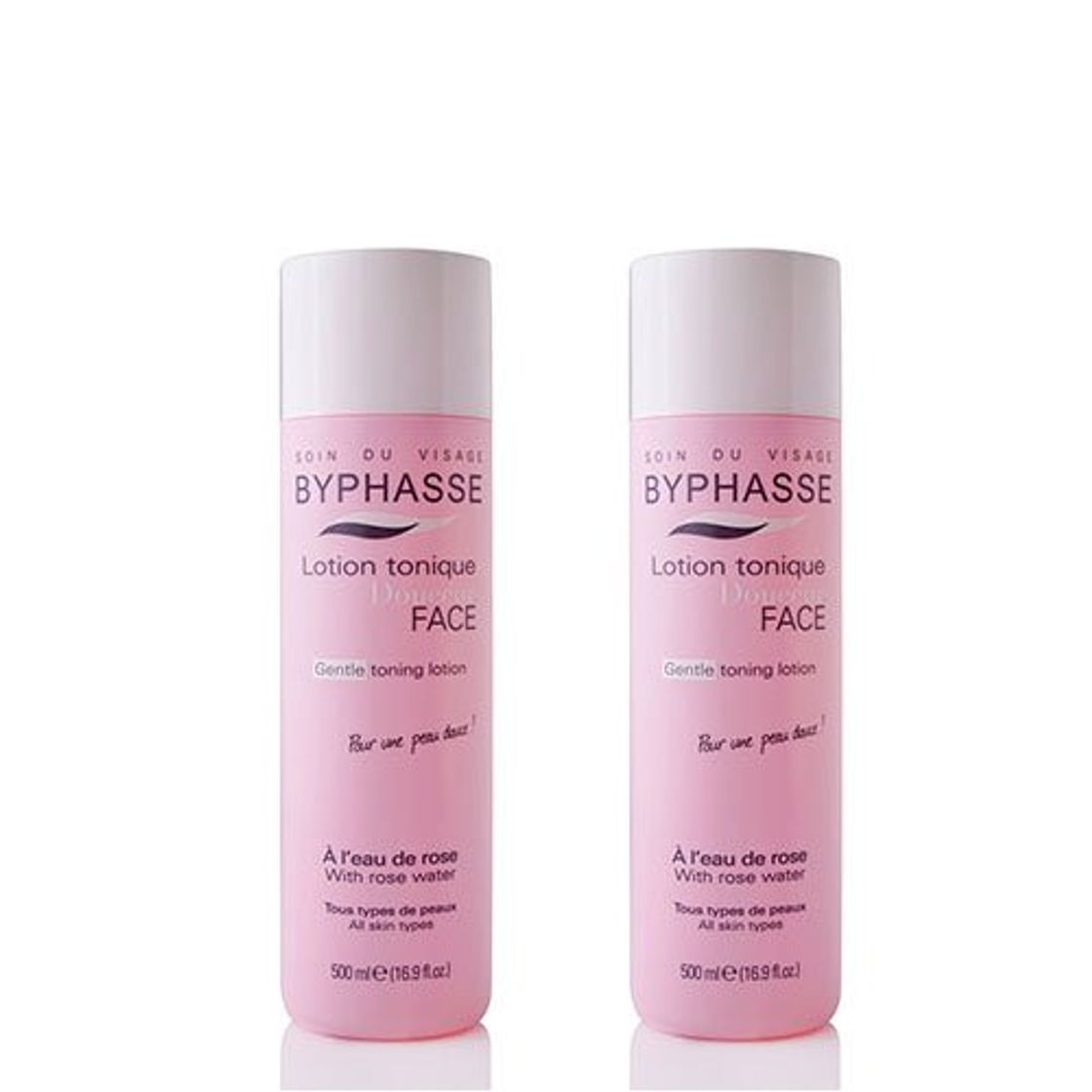 Belleza byphasse Loción Tónica al agua de rosa para todo tipo de pieles –  – Juego