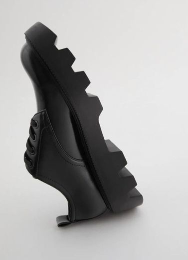 Platform black “monolith” shoes