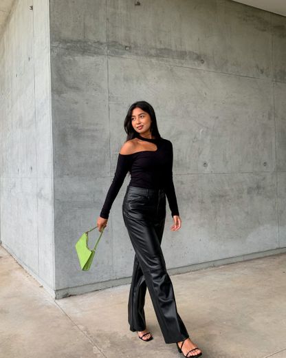 Leather trousers 2021 fall