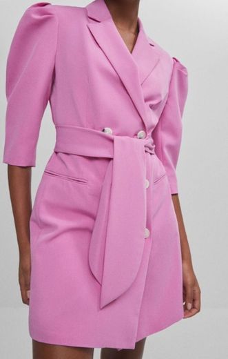 Full sleeve blazer dress 